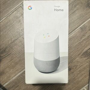 Google Home Voice Assistant in White and Gray